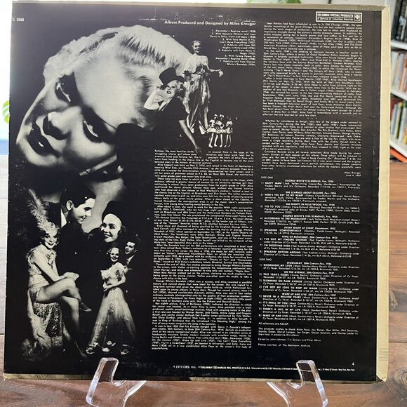 Alice Faye In Hollywood (1934-1937) LP 1973 Columbia Hall Of Fame Series ACL3068 - Picture 8 of 8